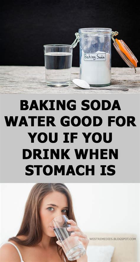 Baking Soda Water Good For You If You Drink When Stomach Is Empty