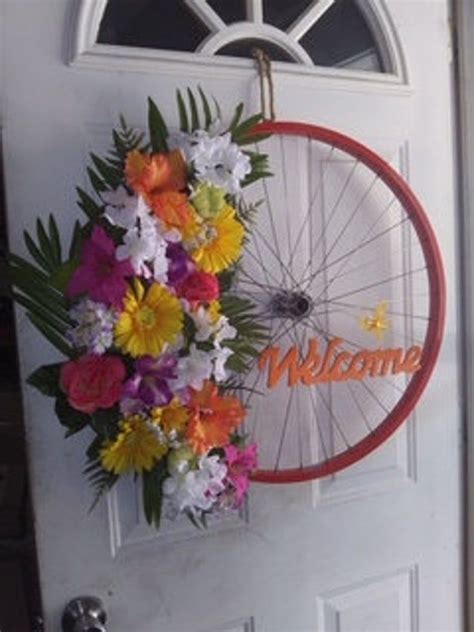 If there is not a dealer near you, get the local bicycle mechanic to do this. Homemade Bicycle Rim Wreath | Etsy in 2020 | Wreaths ...