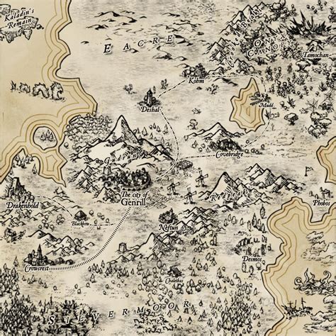 Old Hand Drawn Maps