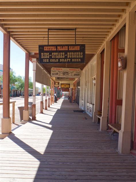 Historic East Allen Street In Tombstone Arizona Editorial Photo