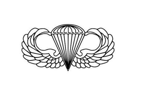 United States Army Airborne Parachutist Badge Etsy