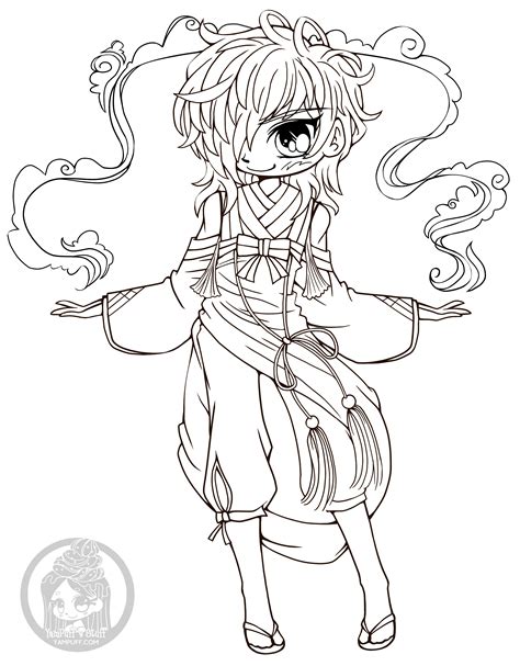 Warm weather, springy vibes, and artists everywhere drawing mermaids daily? Fanart - Free Chibi Colouring Pages • YamPuff's Stuff