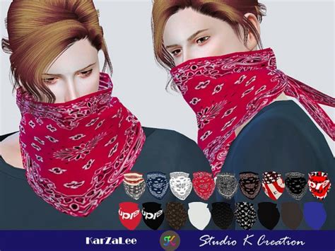 Studio K Creation Face Cover Bandana Sims 4 Downloads