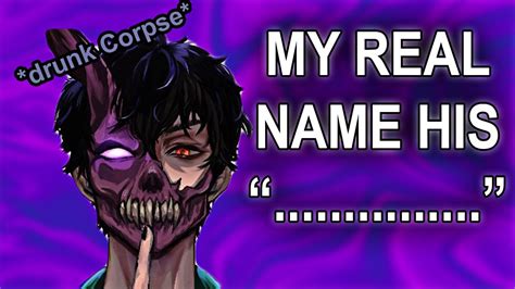 CORPSE HUSBAND REVEALS HIS REAL NAME YouTube