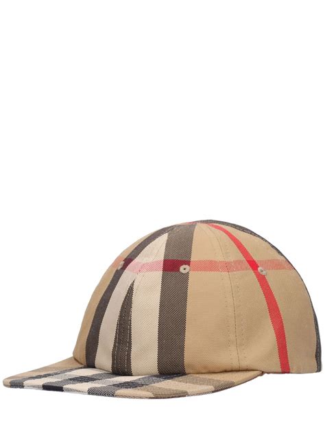 Burberry Reversible Vintage Check Baseball Cap In Grey Modesens