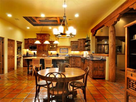 We offer a range of tile, wood, and carpeting, in addition to sanitaryware. Spanish-Style Tile Kitchen | Mexican style kitchens ...