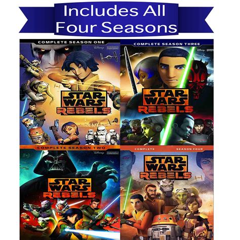 Star Wars Rebels Tv Series Seasons 1 4 Dvd Set Pristine Sales