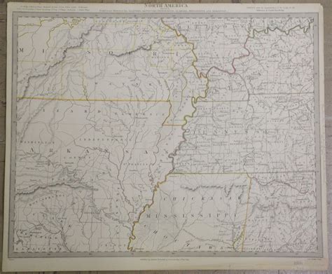 North America Sheet X Parts Of Missouri Illinois Kentucky Tennessee