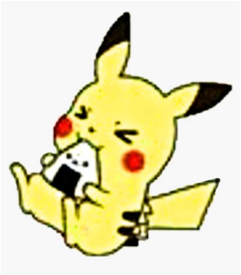Pikachu Yellow Kawaii Pokemon Cute Smiley Food Clipart Pikachu Chibi
