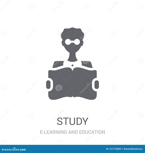 Study Icon Trendy Study Logo Concept On White Background From E Stock