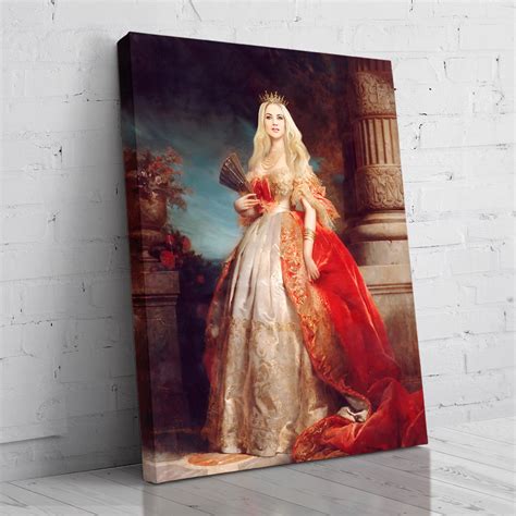 The Queen Of Roses Custom Royal Portrait Turn Me Royal