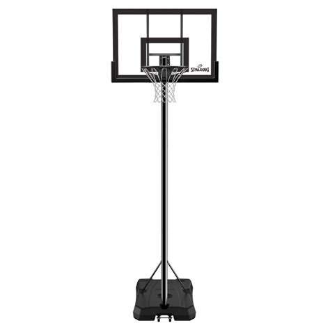 Spalding Highlight Acrylic Portable 42 Basketball Hoop Basketball