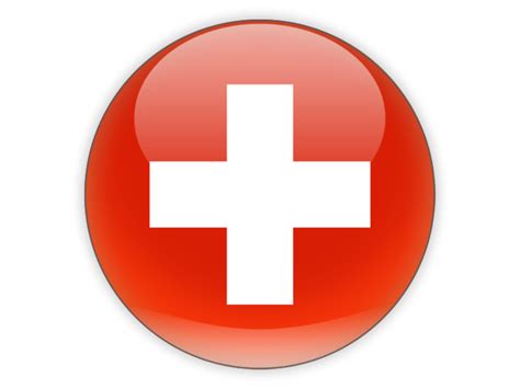 Public domain world flags icons (347 icons) license: Round icon. Illustration of flag of Switzerland
