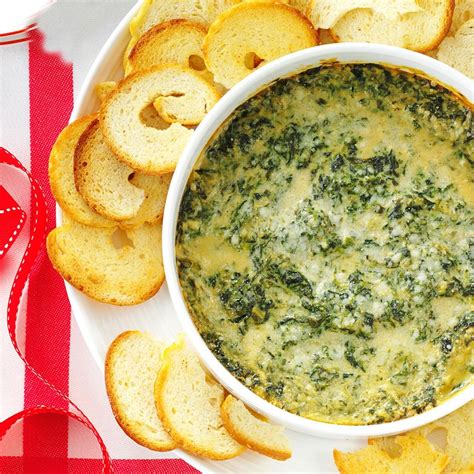 Baked Creamy Spinach Dip Recipe How To Make It Taste Of Home