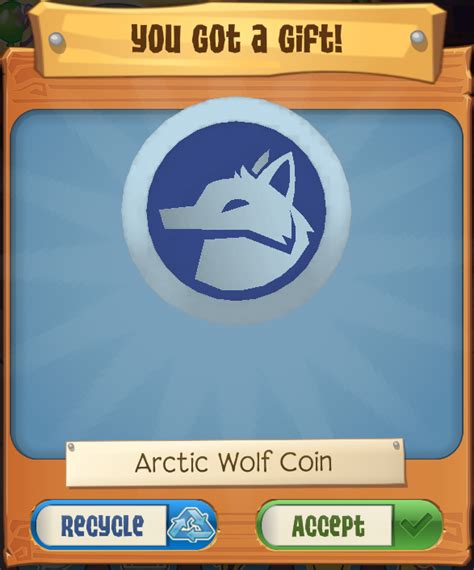 Arctic Wolf Coin Play Wild Wiki Fandom