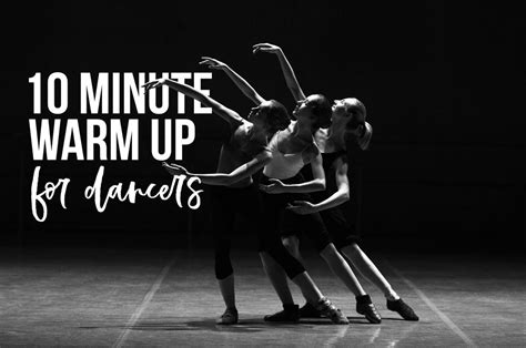 10 Minute Warm Up Routine For Dancers Coury And Buehler Physical Therapy