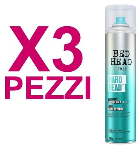 Tigi Kit Bed Head Hard Head Hairspray Ml Pz Spray