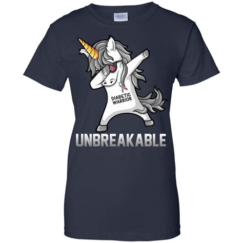 Unicorn Dabbing - Diabetic Warrior Unbreakable Shirt, Hoodie