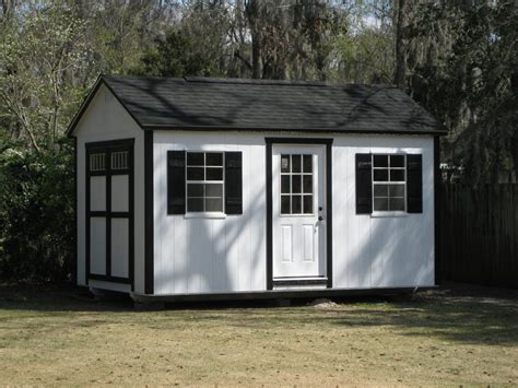If you have a pool, storing all your patio supplies in one shed simplifies maintenance. Wooden Garden Sheds For Sale in GA | DuraStor Structures