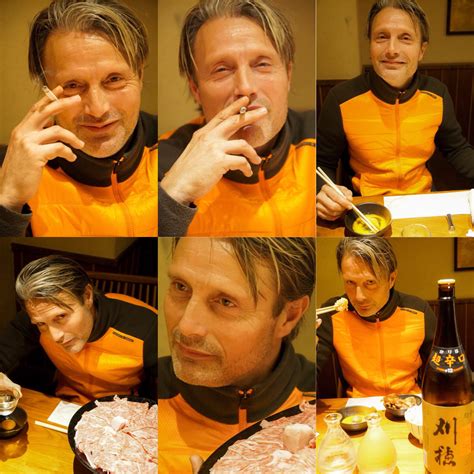 Mads Mikkelsen In Japan He Eats Sukiyaki With Kojima Hideo Tokyo Comic