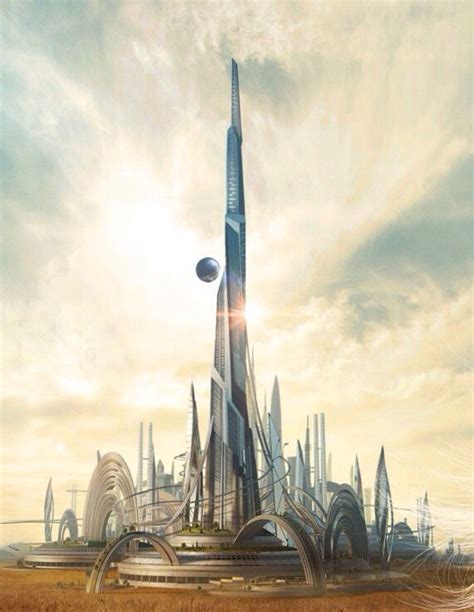 Future Building Tall Cities Fantasy Art Landscapes Fantasy Concept
