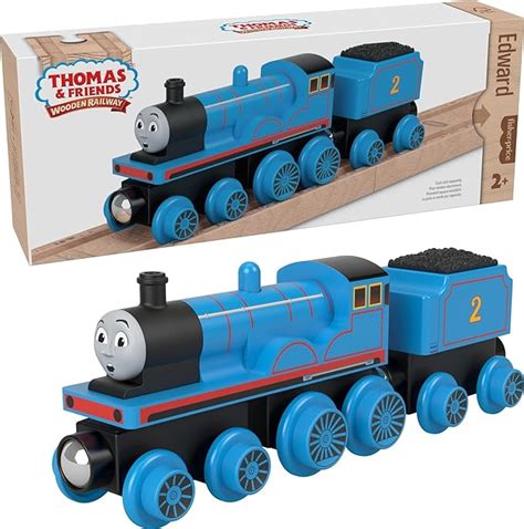 Thomas And Friends Wooden Railway Toy Train Edward Push Along
