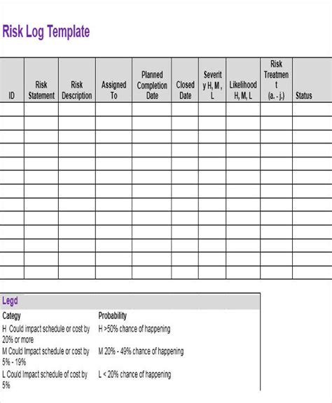 Project Issue Log Template Get Project Risk Register Template In