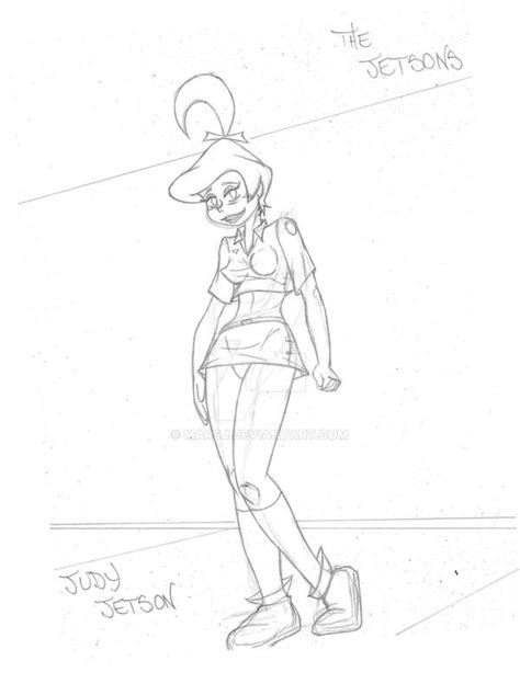 Sketch Judy Jetson By Marsj On Deviantart