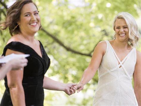 Same Sex Wedding Australia Melbourne Couple First To Marry Under New