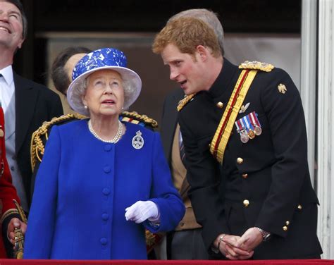 Prince Harry And Queen Elizabeth Ii Pictures Popsugar Celebrity Uk