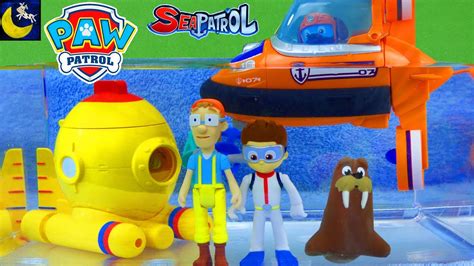Paw Patrol Bath Time Toys Captain Turbot Diving Bell Zuma And Ryder