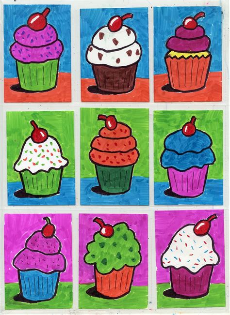 Cupcake Toppers Drawing