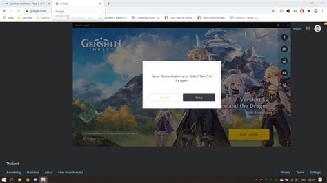 Genshin Impact Pc Game Files Verification Error Best Games Walkthrough