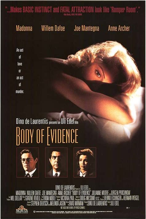 Madonnas Basic Instinct Body Of Evidence 1993 Review Reelrundown