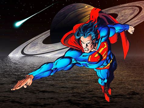 Superman In Space Superman Superhero Character