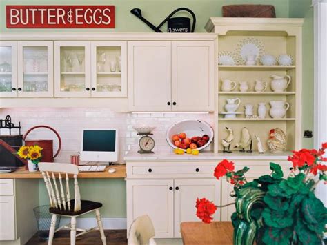 Just keep in mind that secret stashes should be as visible as their name implies…hidden and not use the space above your cabinets to decorate and display your collection of art. 10 Ideas for Decorating Above Kitchen Cabinets | HGTV