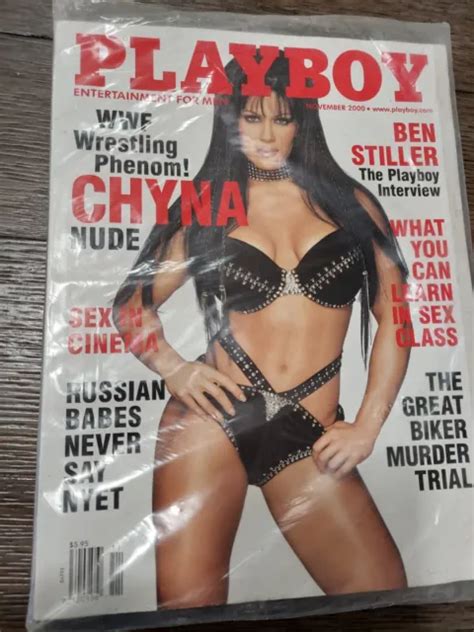 Playboy Magazine November Wwf Wwe Chyna Sealed In Original Bag