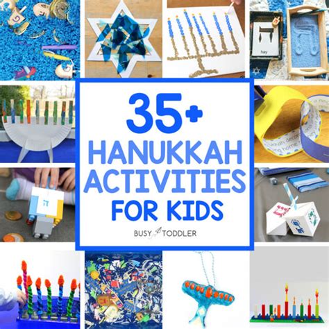 35 Best Hanukkah Activities For Kids Busy Toddler