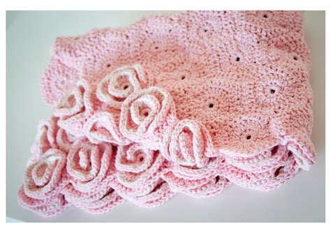 Crochet Baby Blanket Pattern Unique Rose Blanket Afghan Bed Etsy