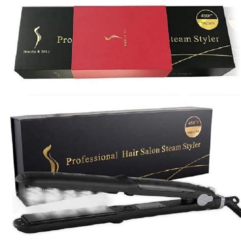 Professional 450f ceramic vapor bionic hair straightener argan oil