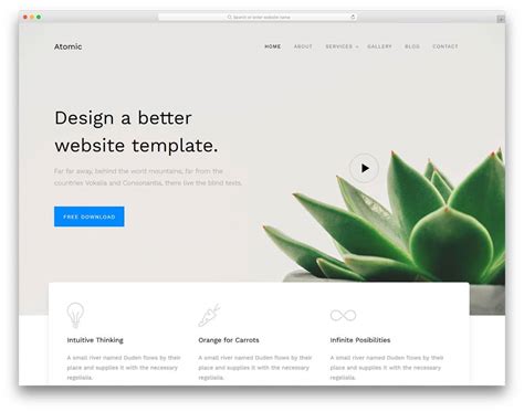 Home Page Template
