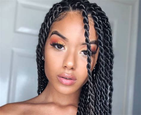 Natural Hair Twist Styles How To Do A Braid Out On Tapered Natural