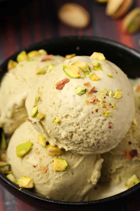Pistachio ice cream with lightly roasted pistachios. Vegan Pistachio Ice Cream - Loving It Vegan