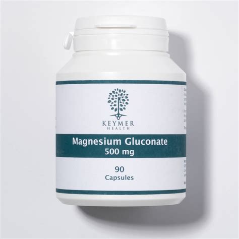 Magnesium Gluconate 500mg [x90] Keymer Health