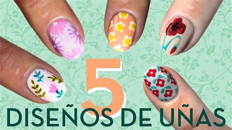 Evaluarea utilizatorilor pentru diseños de uñas:4 ★. 5 DISEÑOS DE UÑAS CON FLORES PASO A PASO - YouTube