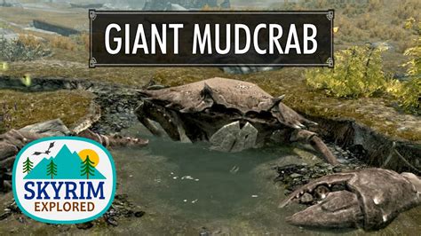 Fossilized Giant Mudcrab Skyrim Explored Youtube