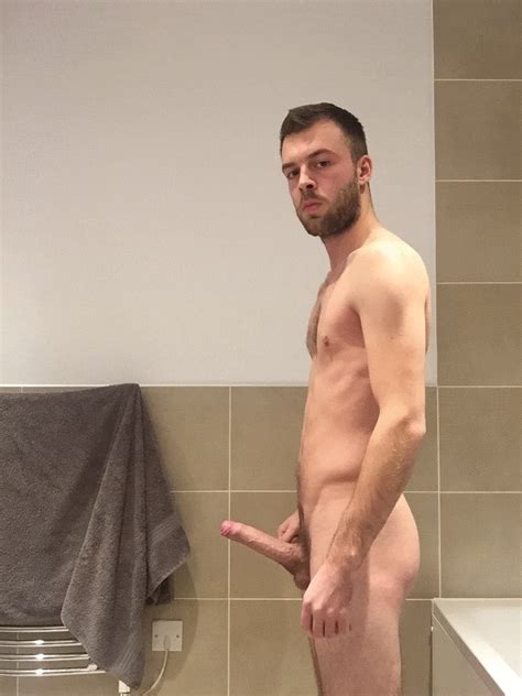 Nude Posture Photo Front And Side View Of Hard Uncut Dick Gif