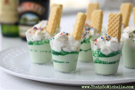 Shamrock Pudding Shots Pictures Photos And Images For Facebook Tumblr Pinterest And Twitter