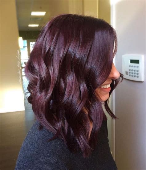 Burgundy Purple Hair Colour Obdulia Bergstrom