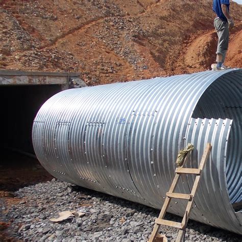 Supply Corrugated Steel Culvert Pipe To Tanzania Qingdao Regions